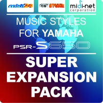 Super Expansion Pack for Yamaha PSR-S650